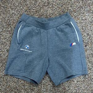 Puma BMW Gray Men's Shorts Sweatshirt medium